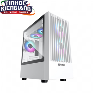 Vỏ máy tính Jetek GAME X1 White - Tặng kèm 3 Fan