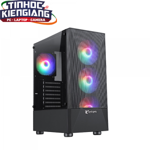 Vỏ máy tính Jetek GAME Squid R3 Black - Tặng kèm 3 Fan