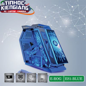 Vỏ máy tính VSP E-ROG ES1 Blue Gaming (No FAN) Tặng Chuột VSP RDRAGS V1