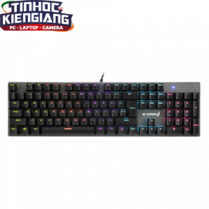 Bàn phím cơ E-DRA EK313 LED Rainbow Blue Switch