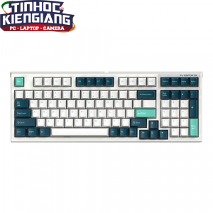 Bàn phím cơ không dây FL-Esports FL980CPM Cool Mint LED RGB (USB/2.4/Bluetooth) (FLCMMK Cercis Switch)