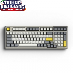 Bàn phím cơ không dây FL-Esports FL980SAM Grey White  LED RGB (Rosa Switch)