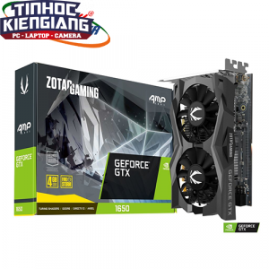Card Màn Hình - VGA ZOTAC GAMING GeForce GTX 1650 AMP Core 4GB GDDR6 (ZT-T16520J-10L)