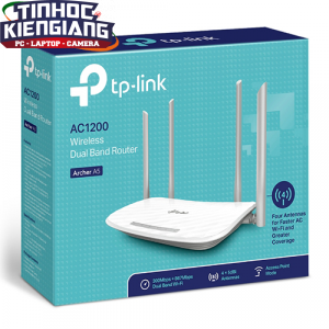 Thiết bị mạng - Router Wifi TP-Link Archer A5 chuẩn AC1200 2 băng tần