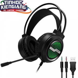 Tai nghe Gaming T-WOLF H130 5.1 LED RGB USB + 2 Jack 3.5mm
