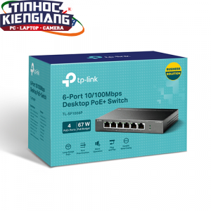 Thiết bị chuyển mạch Switch TP-Link TL-SF1006P 6 Cổng 10/100Mbps với 4 Cổng PoE+