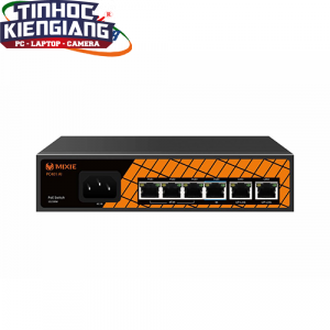 Thiết bị chuyển mạch Switch PoE MIXIE PC402 4 cổng 10/100Mbps + 2 cổng uplink 10/100Mbps