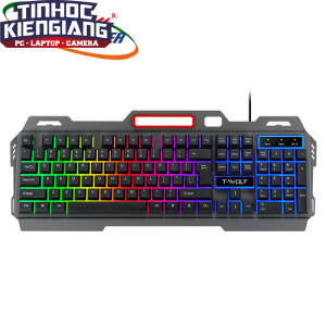 Bàn phím GAMING T-Wolf T16 led 7 màu