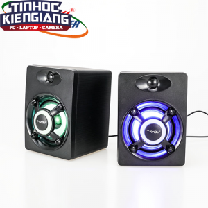 Loa vi tính T-WOLF S1 2.0 Led 7 màu