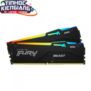 Ram Máy Tính Kingston Fury Beast RGB 16GB (2x8GB) DDR5 5600MHz KF556C40BBAK2-16