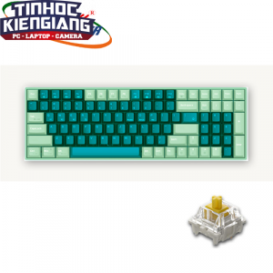 Bàn phím cơ không dây Newmen GM1000 Spring Led RGB G-Pro (Switch Yellow)