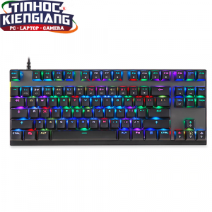 Bàn phím cơ Motospeed CK82 Led RGB (Switch Red/Blue) (Đen/Hồng)