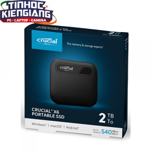 Ổ cứng di động Crucial X6 2TB USB 3.2 Gen 2 Type-C CT2000X6SSD9