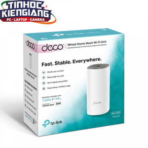 Thiết bị mạng - Router Wifi Deco E4 - Bộ 1 thiết bị Wifi Mesh AC1200