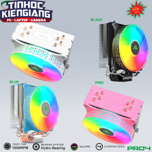 Tản Nhiệt CPU VSP PRO4 Led ARGB (Đen/Trắng/Hồng/Xanh)