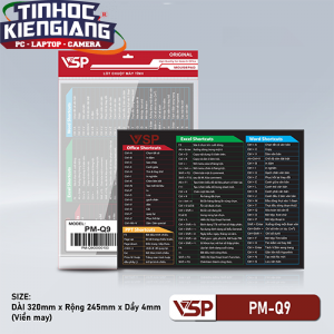 Bàn di chuột VSP Q9 Đa Nhiệm (245x320x4mm)