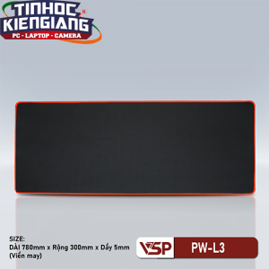 Bàn di chuột VSP PW-L3 Đen (300x780x5mm)
