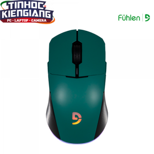 Chuột máy tính không dây Fuhlen D90S RGB Green