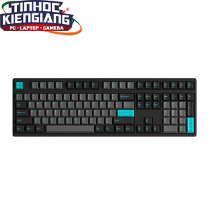 Bàn phím cơ AKKO 3108 Plus Black & Cyan (Wine Red/Wine White Switch)