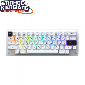Bàn phím cơ AKKO ACR59 White (Jelly White Switch)