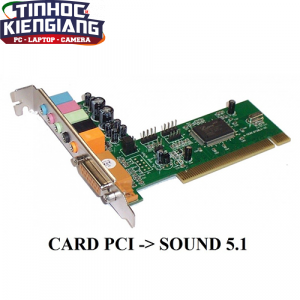Card âm thanh PCI sang Sound 5.1