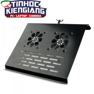 Đế tản nhiệt Laptop LX-003 (Nhôm 2 Quạt)