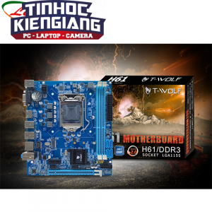 Mainboard T-WOLF H61 Chính Hãng (VGA + HDMI - SSD M.2 chuẩn PCIe)+Tặng Mouse T-Wolf V13
