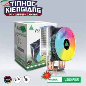 Fan CPU VSPTECH V400 PLUS ARGB Đen