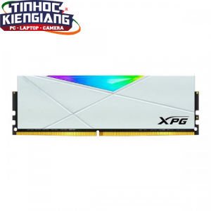 Ram Máy Tính ADATA XPG SPECTRIX D50 RGB 16GB (1x16GB) DDR4 3200MHz WHITE (AX4U320016G16A-SW50)