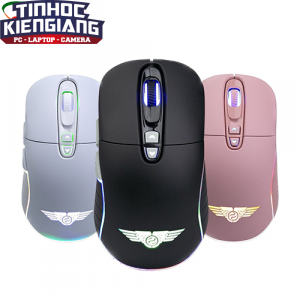 Chuột máy tính không dây Newmen WGX6 Dual mode RGB (Đen/Trắng/Hồng)