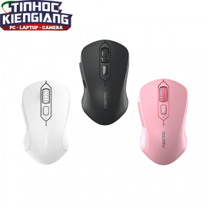 Chuột không dây DAREU LM115B Silent Bluetooth + 2.4G (Dual Mode) (Đen/Hồng/Trắng)