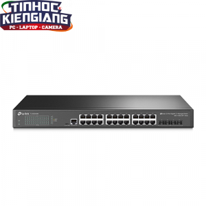 Thiết bị chuyển mạch Switch TP-Link TL-SG3428X JetStream 24-Port Gigabit L2+ Managed Switch with 4 10GE SFP+ Slots- Liên hệ giá tốt