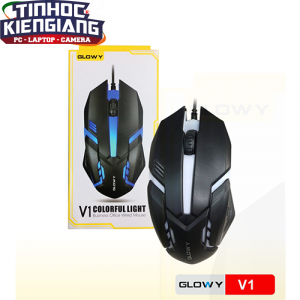 Chuột máy tính GLOWY V1 USB LED