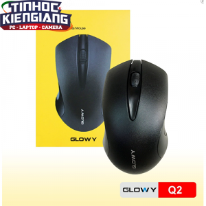 Chuột máy tính không dây GLOWY Q2