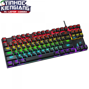 Bàn phím cơ GAMING T-Wolf T18 Blue Switch 12 chế độ Led