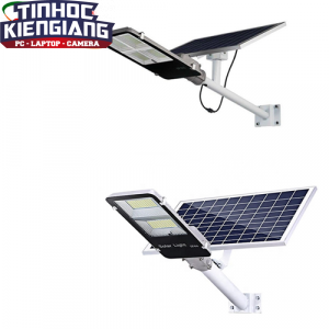 Đèn đường Solar phân thể cảm biến ánh sáng 100W - Kèm Remote