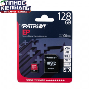 Thẻ nhớ Micro SDXC Patriot V30 128GB Class 10 U3 PEF128GEP31MCX