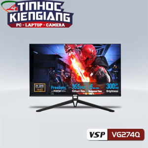 Màn hình LCD 27" VSP VG274Q 2K QHD 165Hz 6ms VA +  Tặng Mouse FD i720