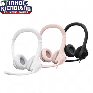 Tai nghe Logitech H390 USB (Đen/Trắng/Hồng)