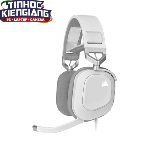 Tai nghe Corsair HS80 RGB USB White CA-9011238-AP