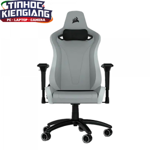 Ghế game Corsair TC200 Leatherette Light Grey/White (CF-9010045-WW)