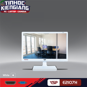 Màn hình LCD 21" VSP E2107H FullHD 60Hz Trắng