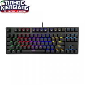 Bàn phím cơ E-Dra EK387L Rainbow Huano Switch (Blue/Brown/Red)