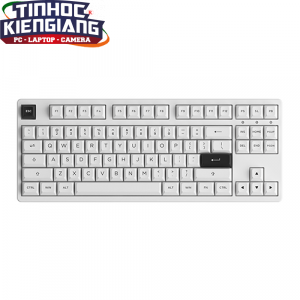 Bàn phím cơ AKKO 3087 RF Black on White (Cream Blue / Cream Yellow Switch)