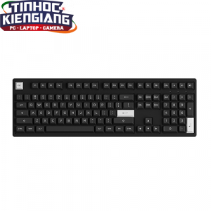 Bàn phím cơ AKKO 3108 RF White on Black (Cream Blue / Cream Yellow Switch)