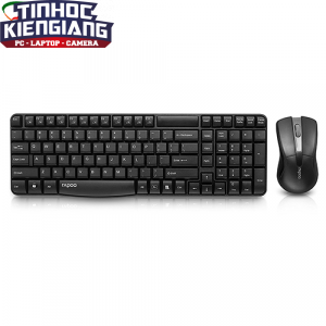 Combo Bàn phím chuột máy tính không dây Rapoo X1800 USB-Wireless