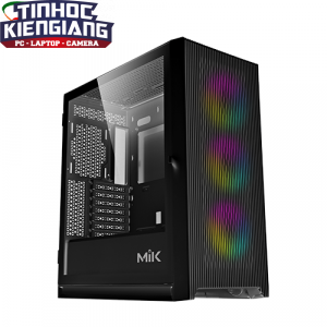 Vỏ máy tính MIK STORM 360 BLACK (No Fan)