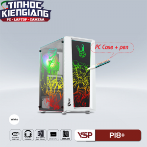Vỏ máy tính VSP P18+ Trắng (kèm bút vẽ dạ quang)