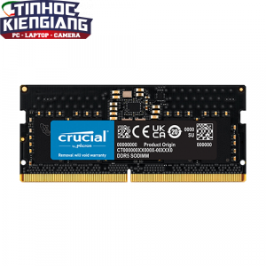 Ram Laptop CRUCIAL 8GB DDR5 4800Mhz CT8G48C40S5