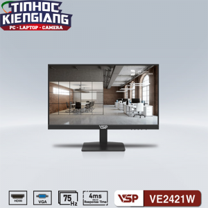 Màn hình LCD 24" VSP VE2421W FullHD 75Hz 4ms Tặng SSD 128G